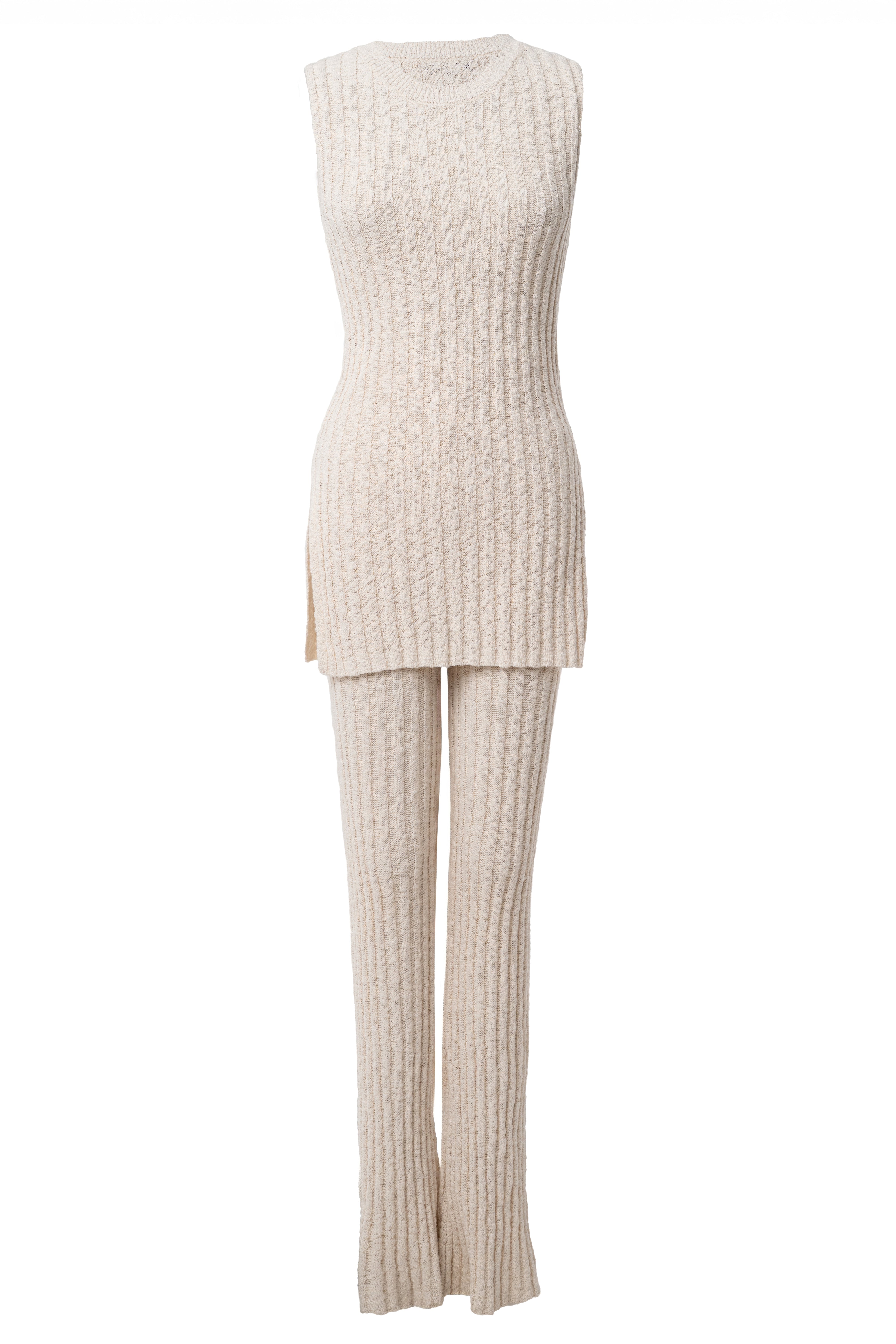 Ivory Kali Sleeveless Knit Top