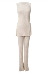 Ivory Kali Sleeveless Knit Top