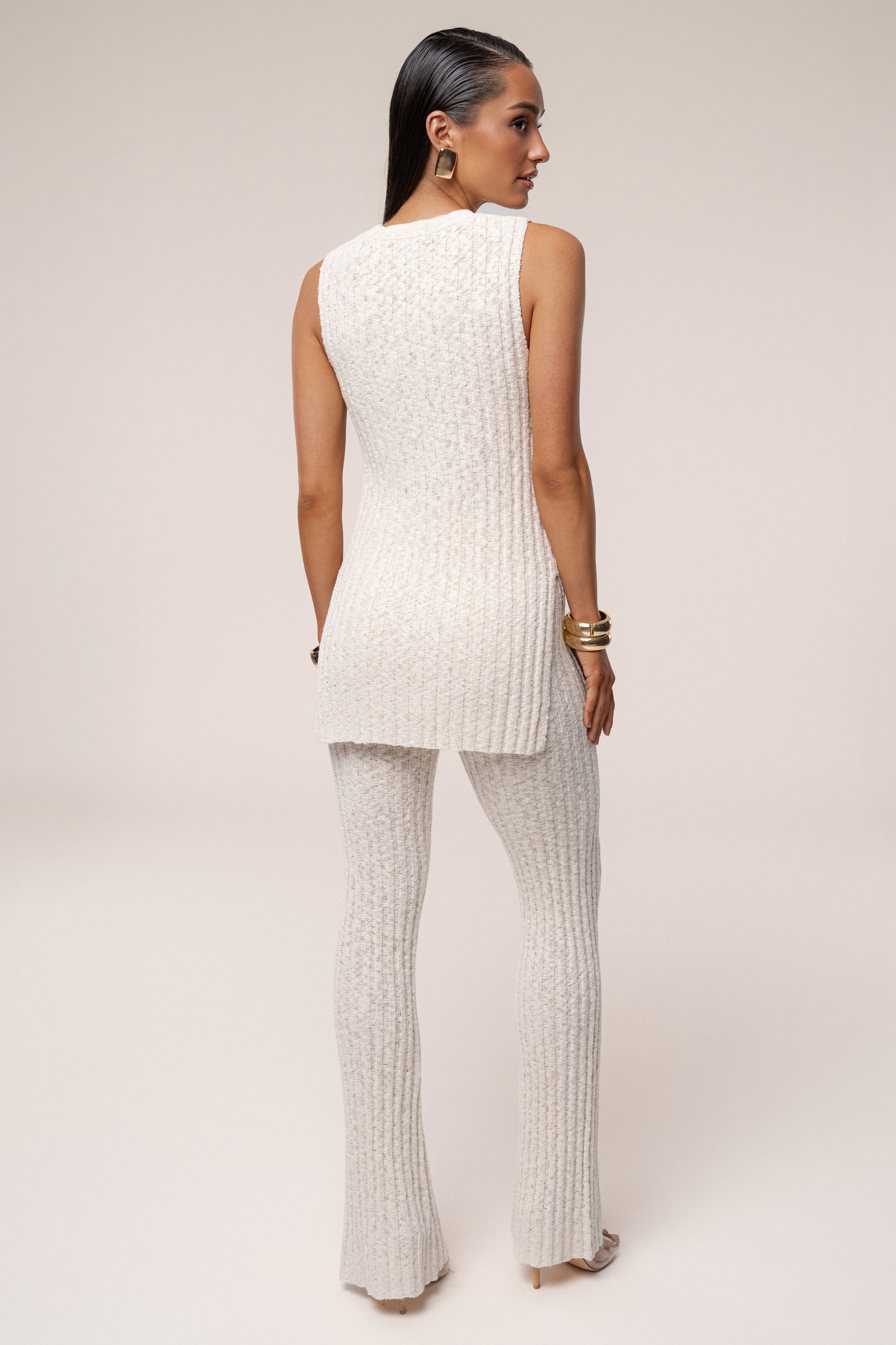 Ivory Kali Sleeveless Knit Top